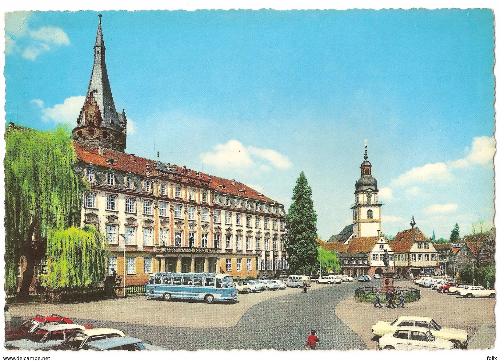 Erbach - Odenwald - Stadt Der Elfenbeinschnitzer - Schloss - Classic Car Mercedes - Bus / Autocar - Erbach
