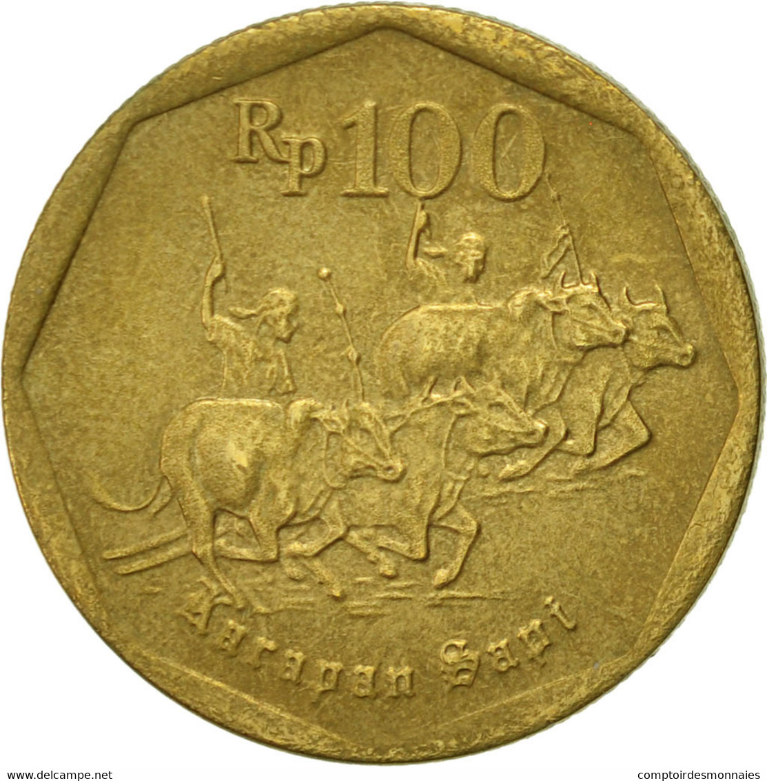 Monnaie, Indonésie, 100 Rupiah, 1996, TTB, Aluminum-Bronze, KM:53 - Indonesia