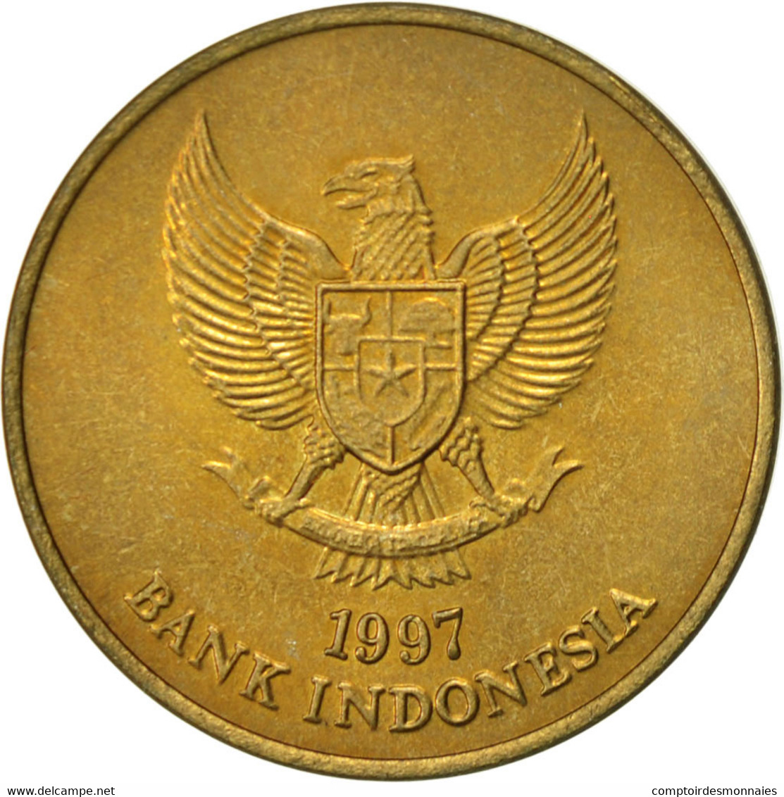 Monnaie, Indonésie, 500 Rupiah, 1997, TTB+, Aluminum-Bronze, KM:59 - Indonésie