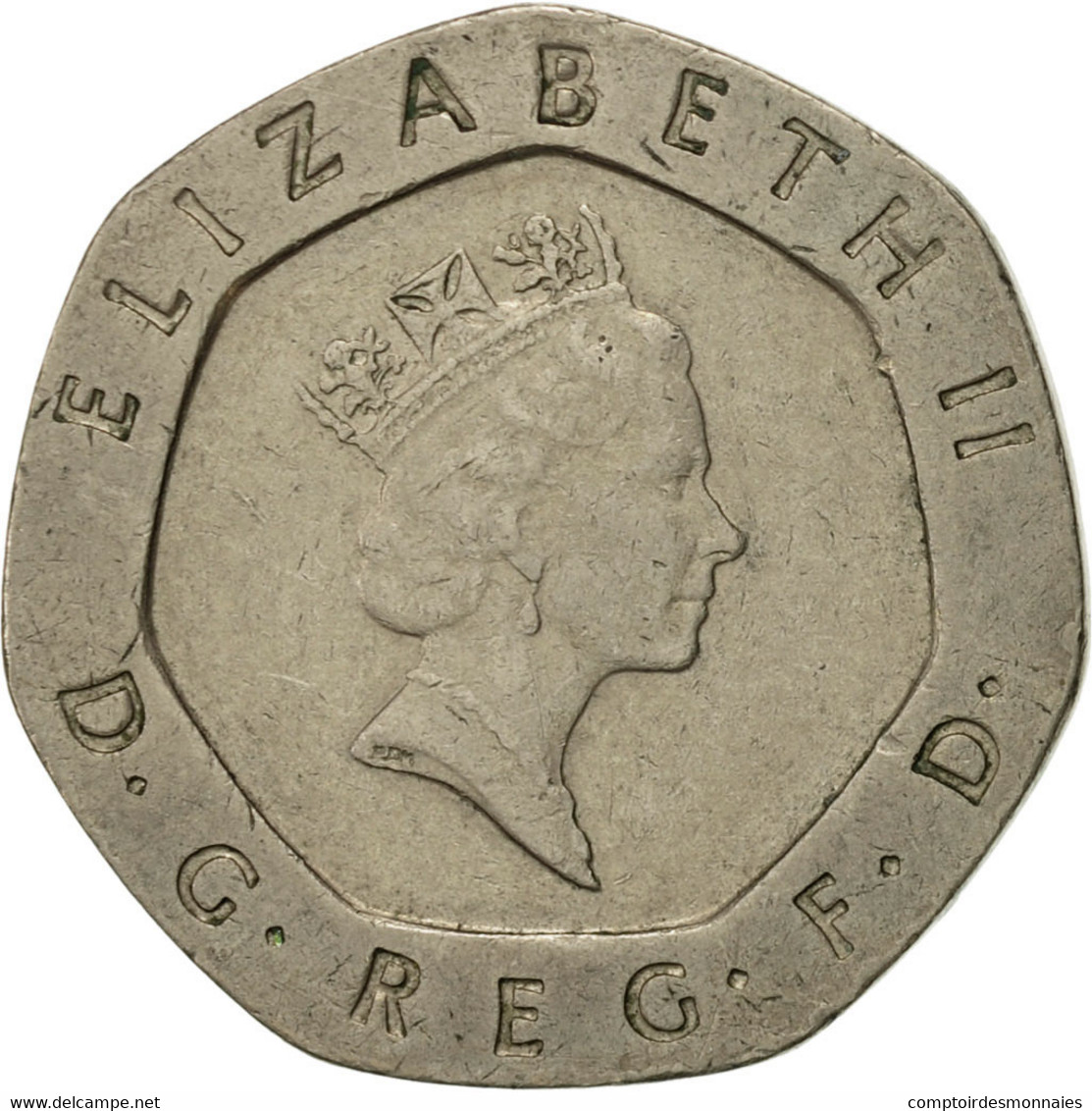 Monnaie, Grande-Bretagne, Elizabeth II, 20 Pence, 1988, TTB, Copper-nickel - 20 Pence