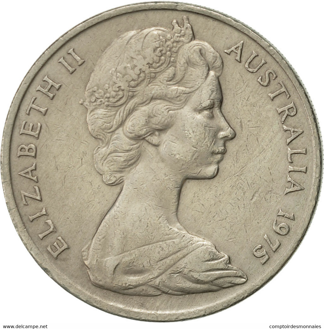 Monnaie, Australie, Elizabeth II, 20 Cents, 1975, TTB+, Copper-nickel, KM:66 - 20 Cents