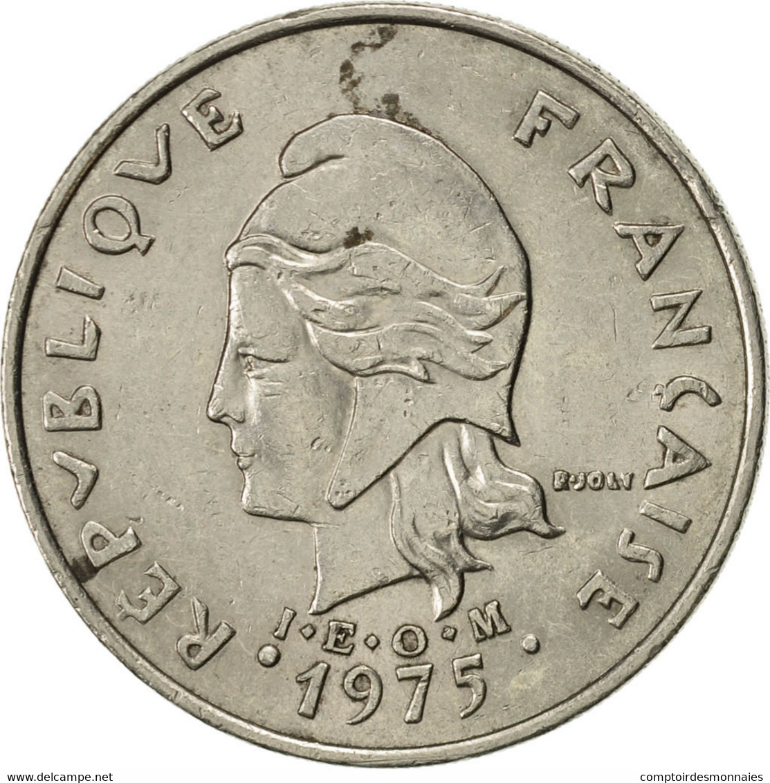 Monnaie, French Polynesia, 20 Francs, 1975, Paris, SUP, Nickel, KM:9 - Frans-Polynesië