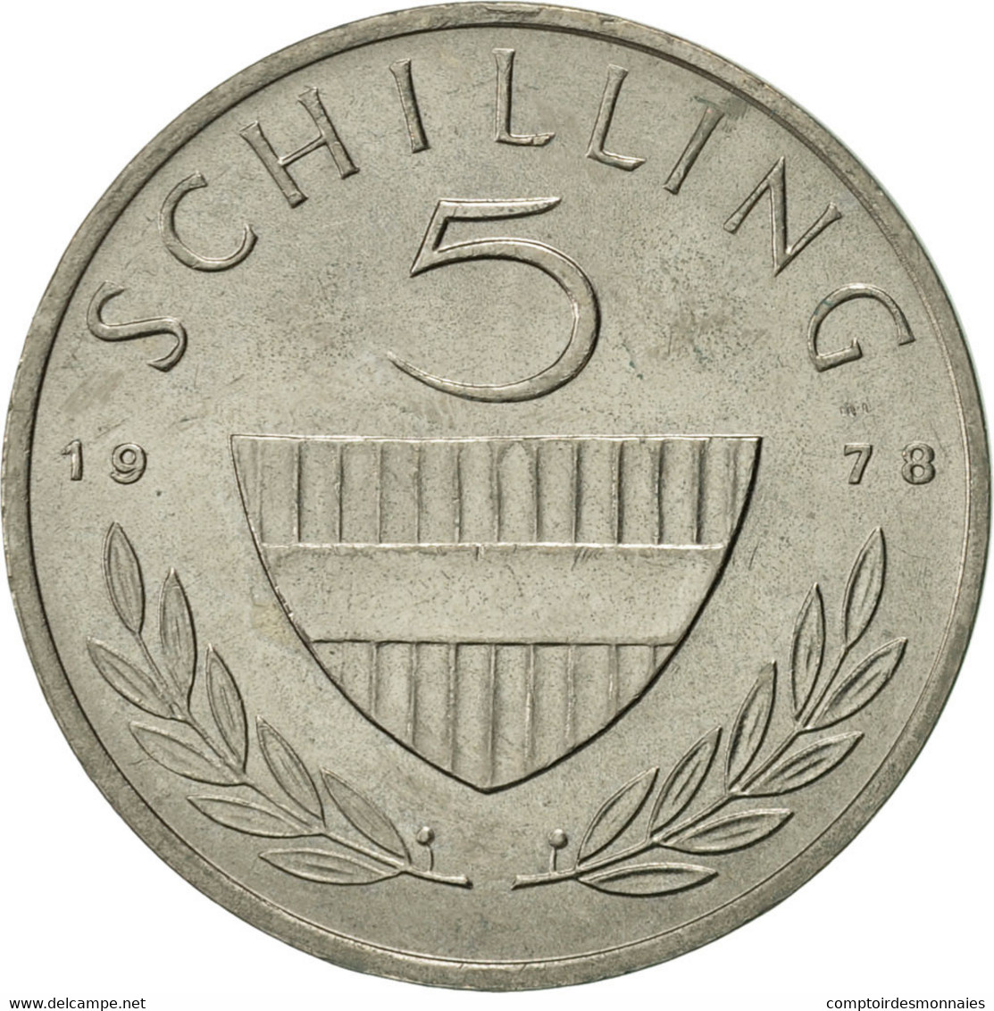 Monnaie, Autriche, 5 Schilling, 1978, SUP, Copper-nickel, KM:2889a - Autriche