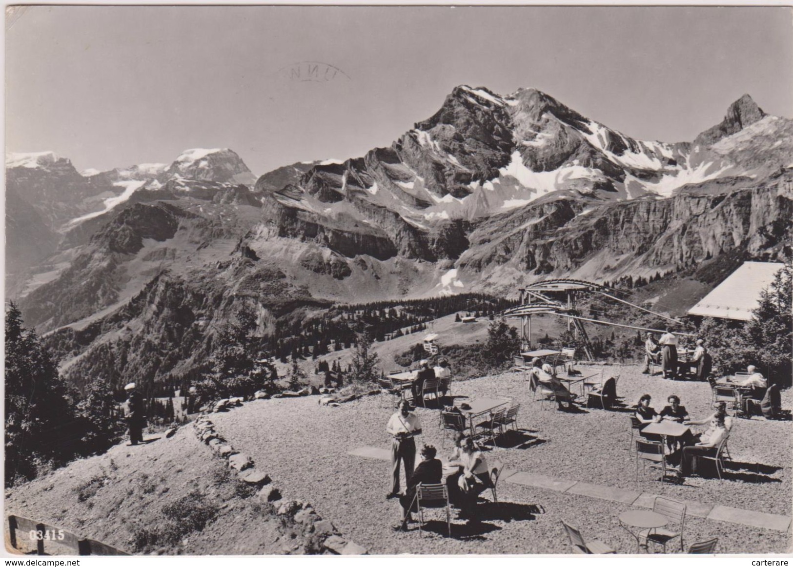 SUISSE,SCHWEIZ,SVIZZERA,SWITZERLAND,HELVETIA,SWISS,GLARIS,BRAUNWALD,CARTE PHOTO ANIMEE ECHTER - Braunwald