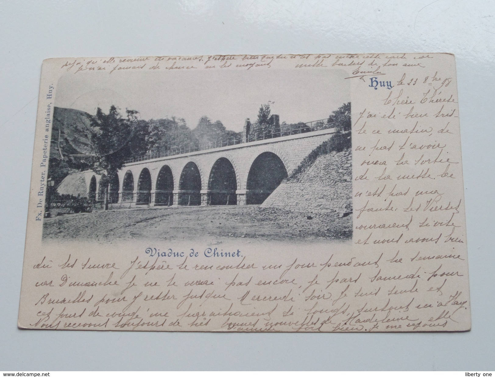 Viaduc De CHINET ( Fx De Ruyter ) Anno 1898 ( Zie Foto Details ) !! - Huy