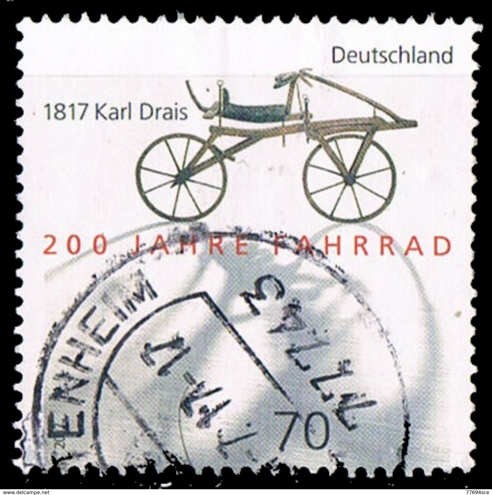 2017  200 Jahre Fahrrad  (Carl Drais) - Gebraucht