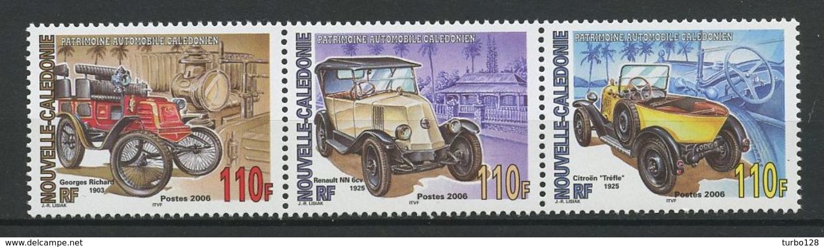 Nlle CALEDONIE 2006 N° 970/972 ** Neufs MNH Superbes Voitures Cars Transports - Neufs