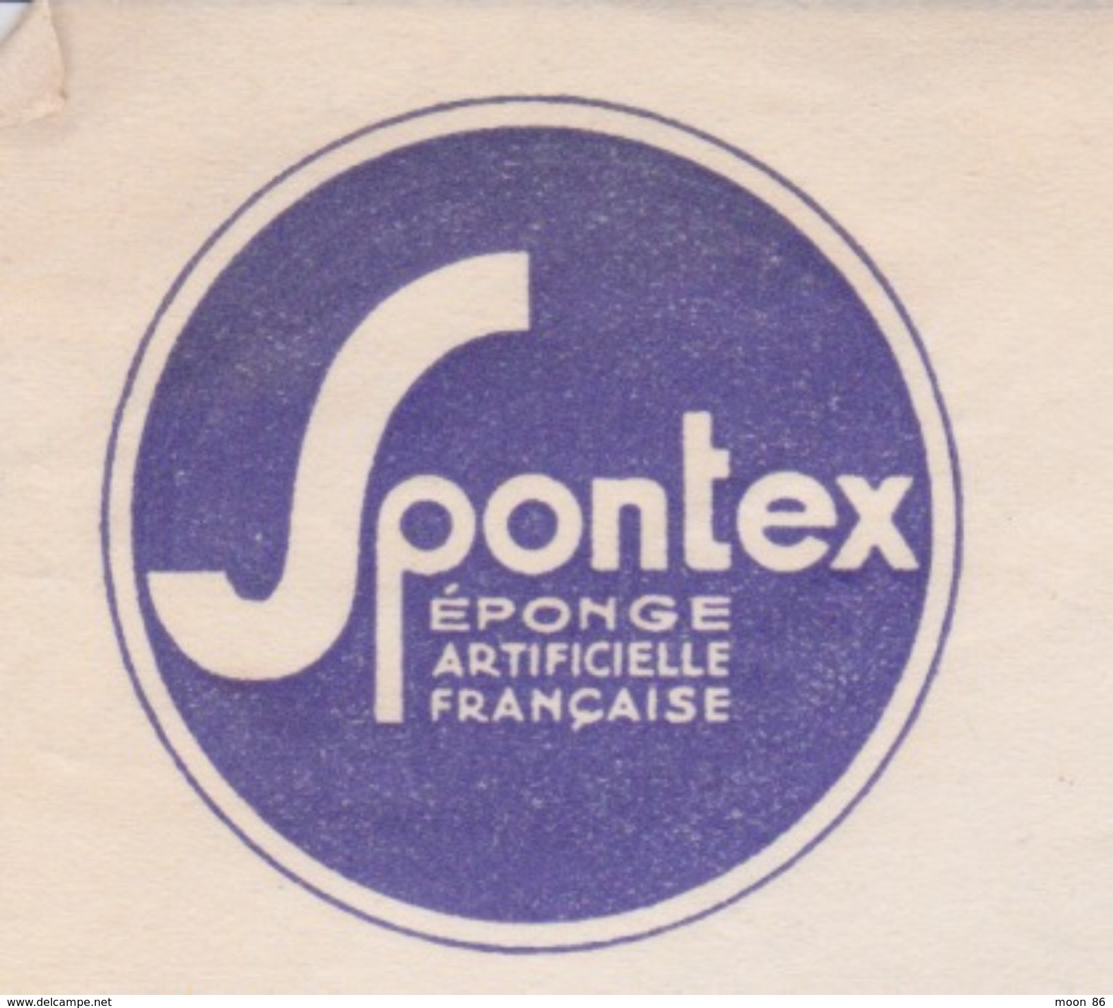 FACTURE - EPONGE SPONTEX ARTIFICIELLE FRANCAISE - 194"  - STE DE LA VISCOSE FRANCAISE - Droguerie & Parfumerie