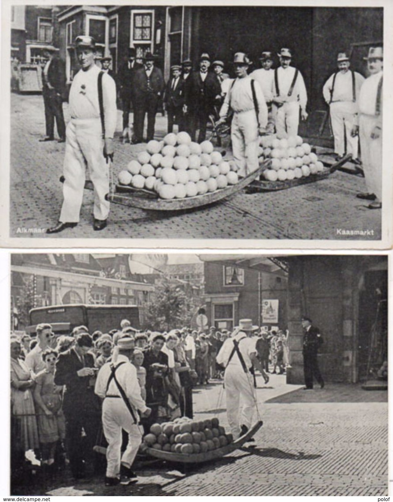 2 CPA - Kaasmarkt - De Kaasmarck - Alkmaar      (98784) - Vendedores Ambulantes