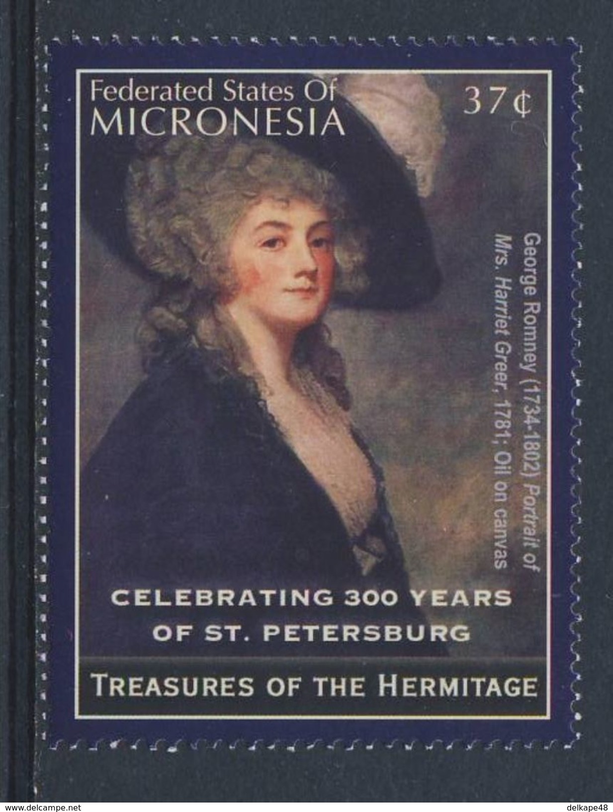 Micronesia 2004 Mi 1507 ** "Mrs. Greer" By George Romney / Gemälde - Hermitage - Andere & Zonder Classificatie