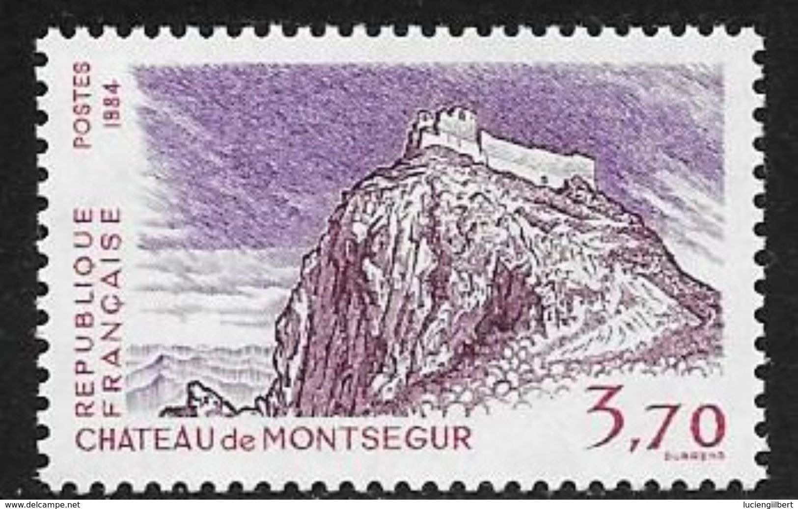 TIMBRE N° 2335   FRANCE - NEUF -   CHATEAU DE MONTSEGUR  -  1984 - Unused Stamps
