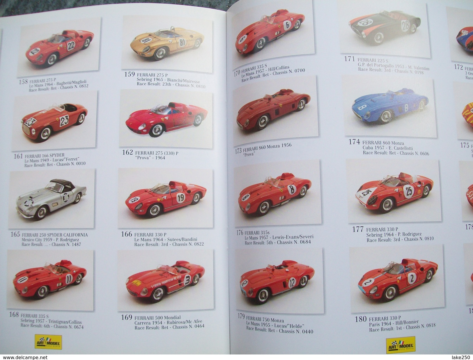 CATALOGO N°9  ART MODEL  AUTOMODELLI  FERRARI  Scala 1/43 - Italy