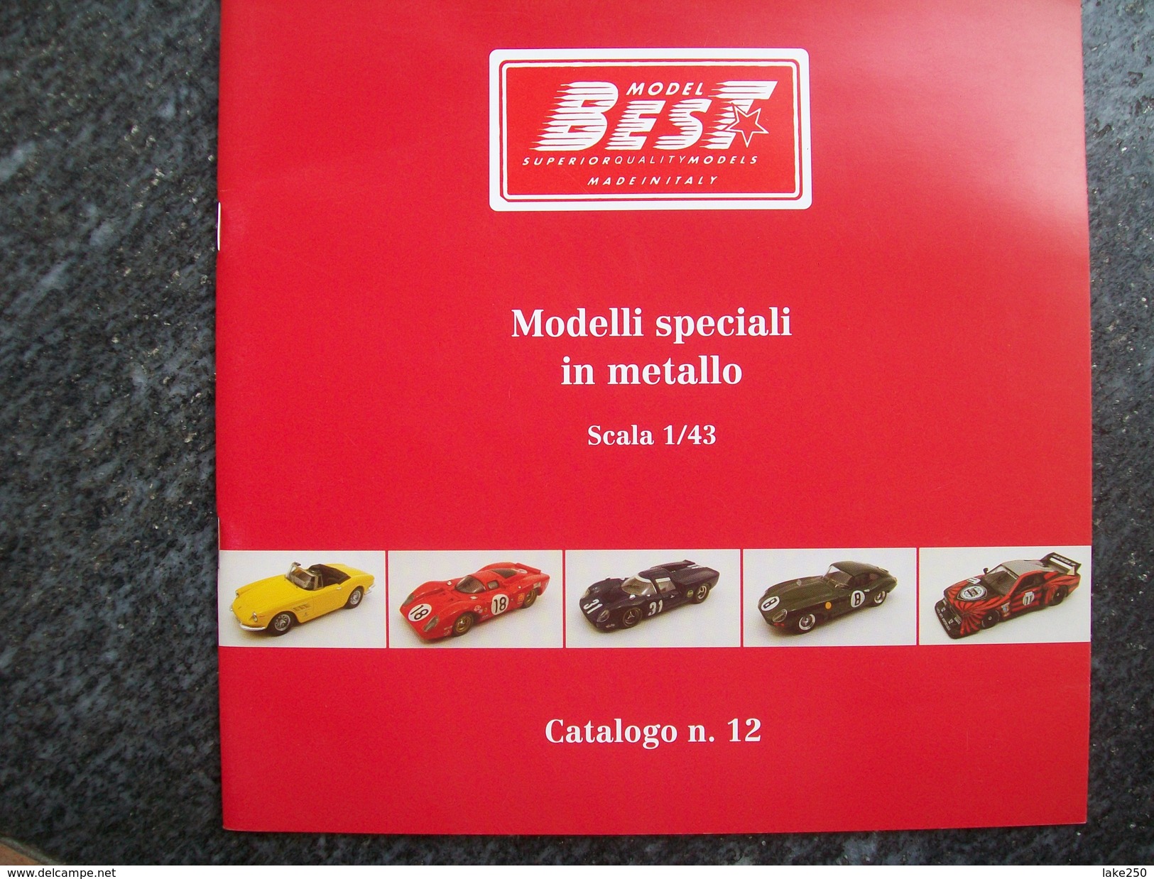 CATALOGO N°12  BEST  MODEL  AUTOMODELLI  FERRARI  Scala 1/43 - Italia