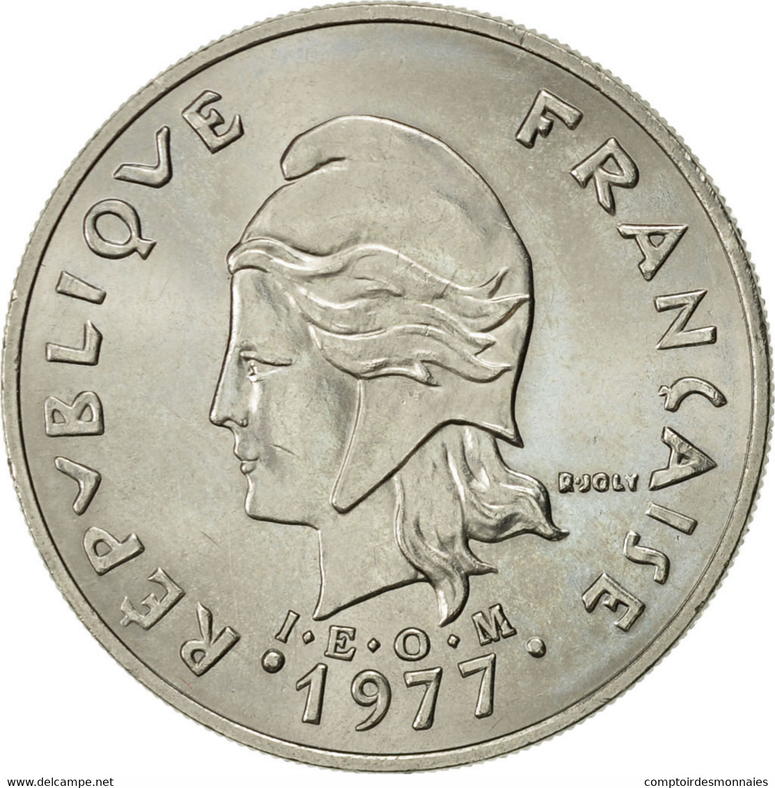 Monnaie, French Polynesia, 20 Francs, 1977, Paris, SUP, Nickel, KM:9 - Polynésie Française