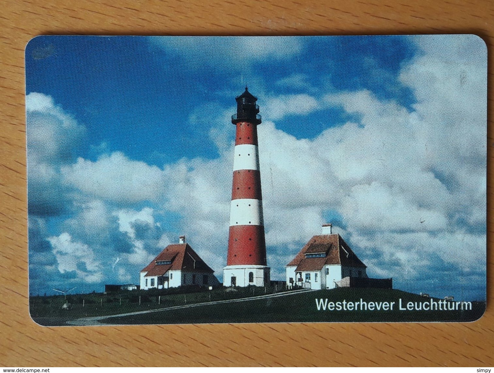 Germany Phonecard With Chip Lighthouses Westerhever Leuchtturm - Faros