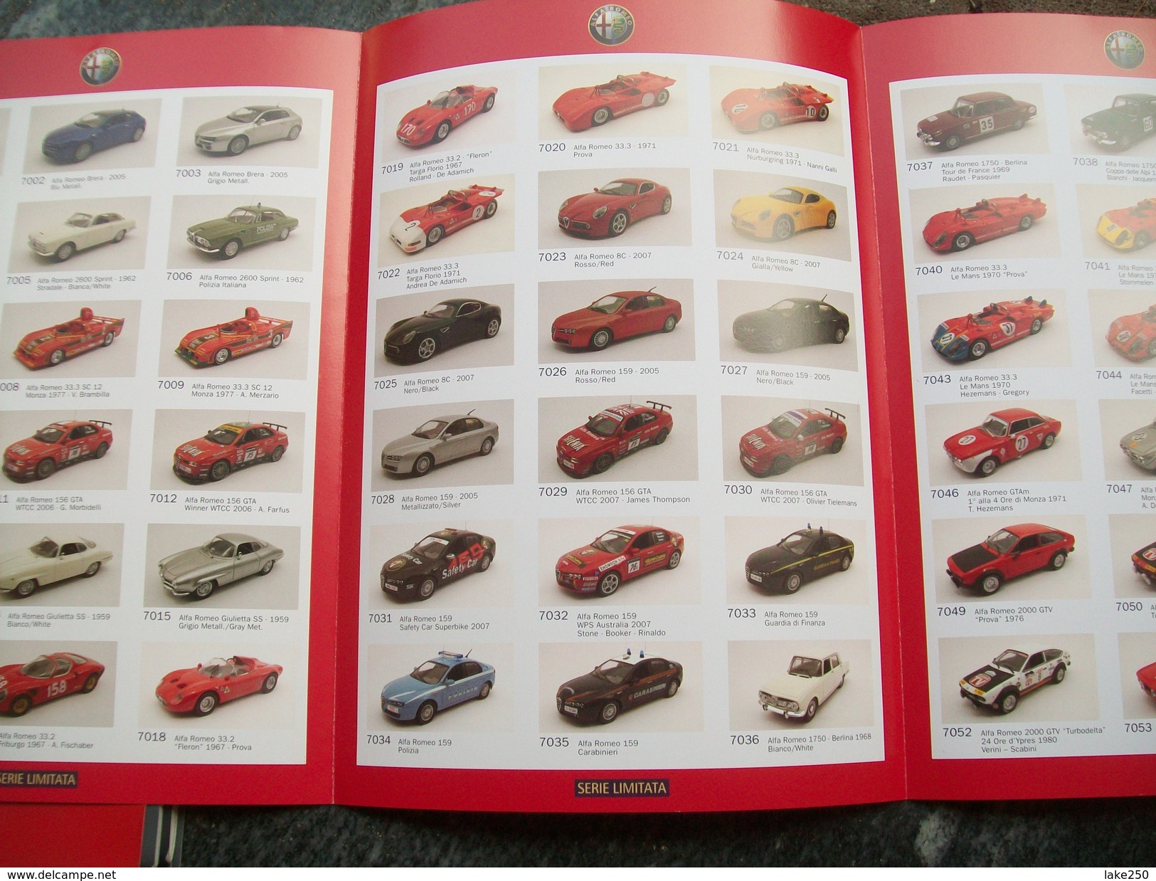 CATALOGO  N°1  2008   M4  AUTOMODELLI  In Scala 1/43  ALFA  ROMEO. Scala 1/43 - Italien