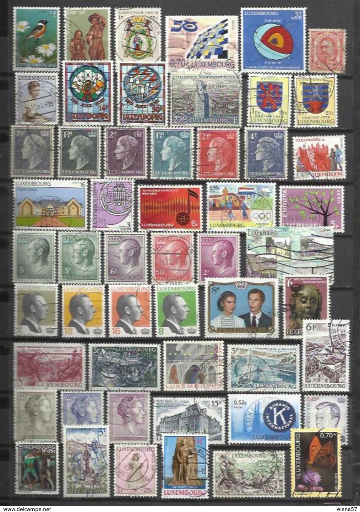 Q794-SELLOS LUXEMBURGO SIN TASAR,BUENOS VALORES,VEAN ,FOTO REAL.LUXEMBOURG STAMPS WITHOUT TASAR, GOOD VALUES, SEE, REAL - Collections