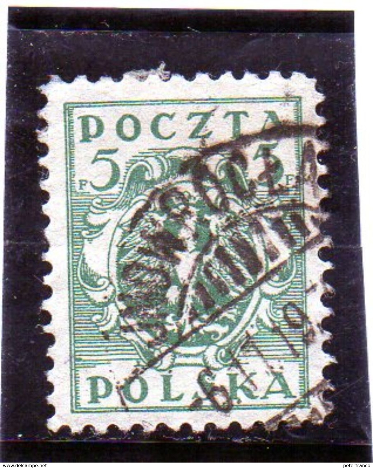 B - 1922 Polonia - Aquila - Oblitérés