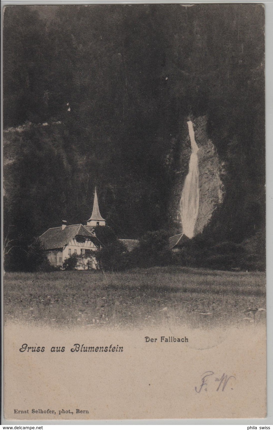 Gruss Aus Blumenstein - Der Fallbach - Photo: Ernst Selhofer - Blumenstein