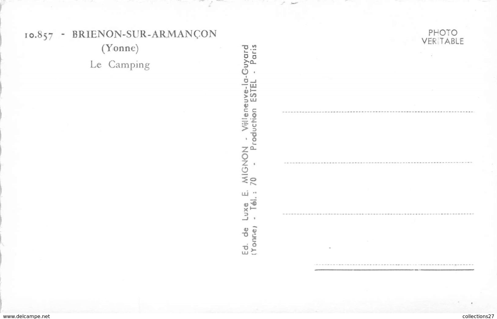 89-BRIENON-SUR-ARMANCON- LE CAMPING - Brienon Sur Armancon