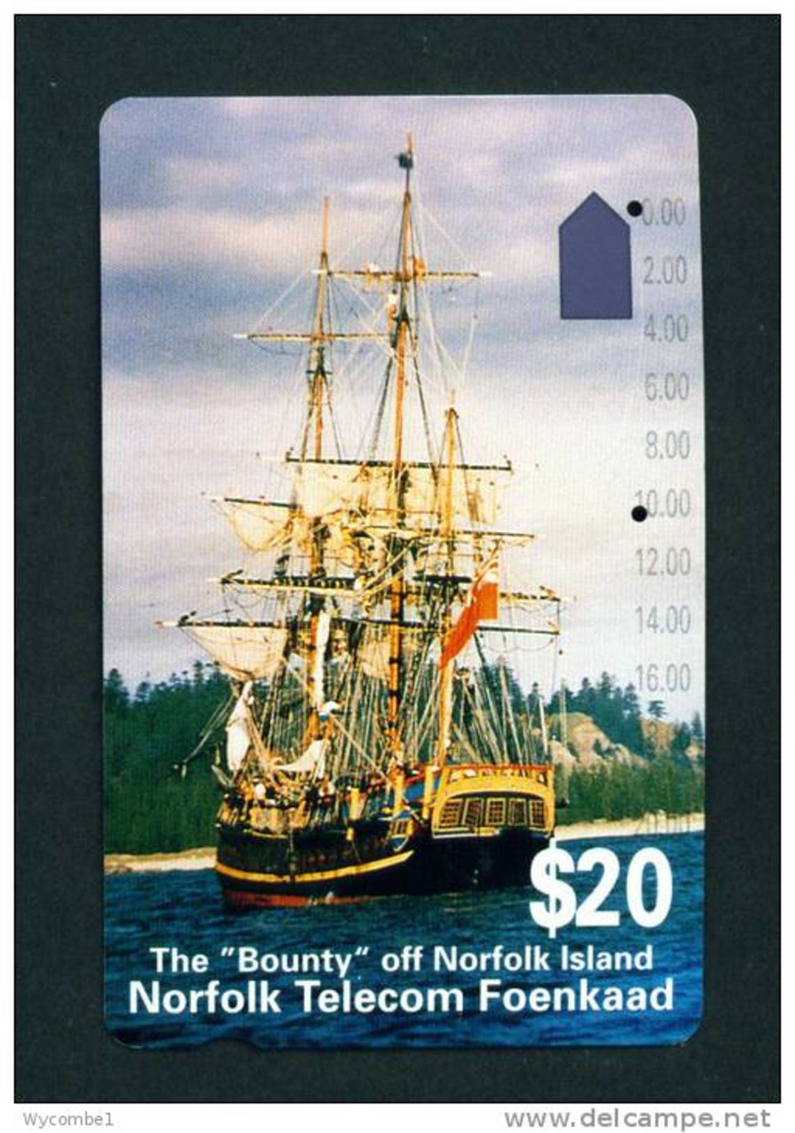 NORFOLK ISLAND - Magnetic Phonecard As Scan - Norfolk Island