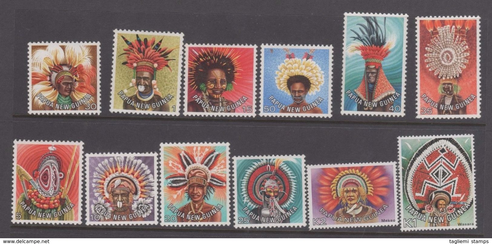 Papua New Guinea, 1977, SG 318 - 329, Complete Set Of 12, MNH - Papua New Guinea