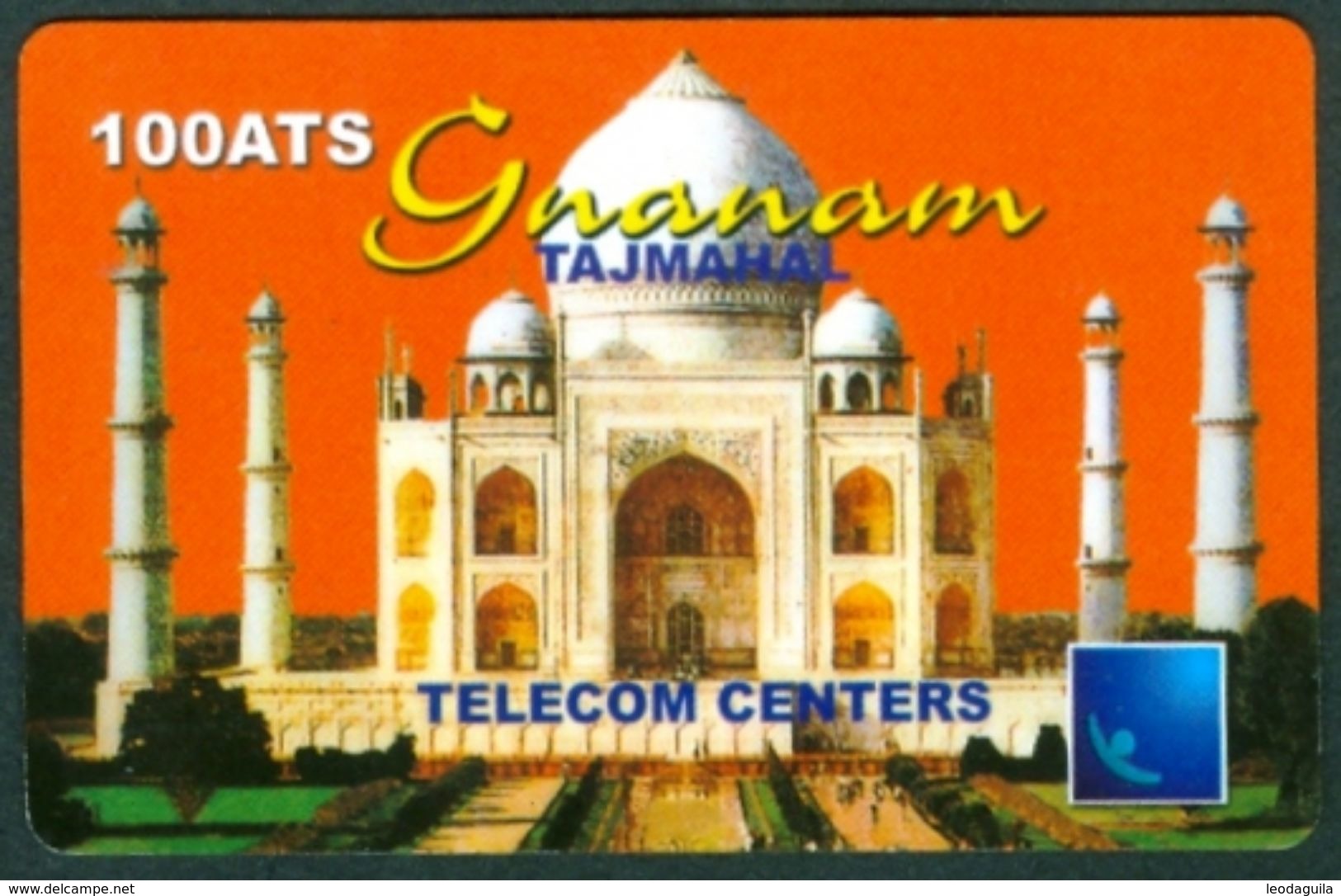 GERMANY  - TAJMAHAL - GNANAM - PRINTED BY TELECOM CENTERS  - 100 ATS - USED - [4] Theme Parks