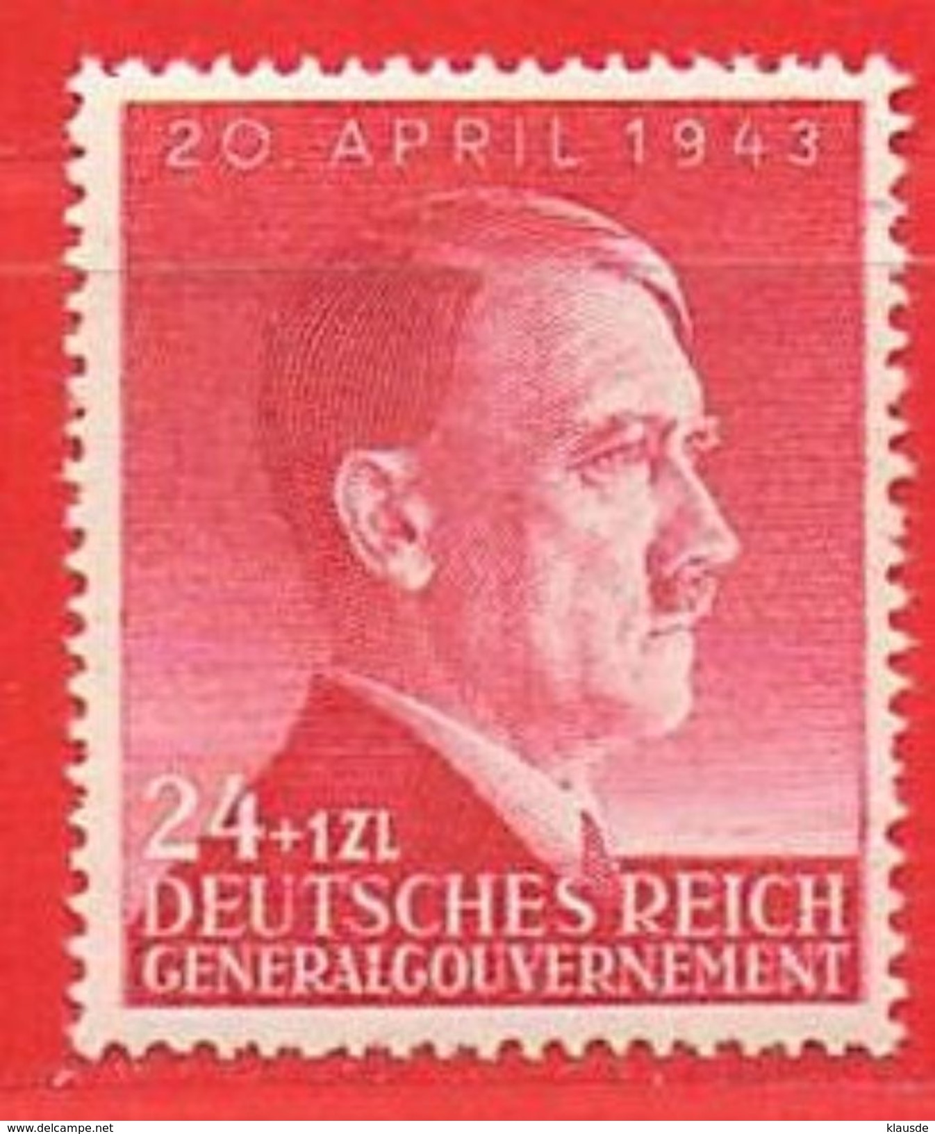 MiNr.102 Xx Deutschland Besetzungsausgaben II. Weltkrieg Generalgouvernement - Bezetting 1938-45