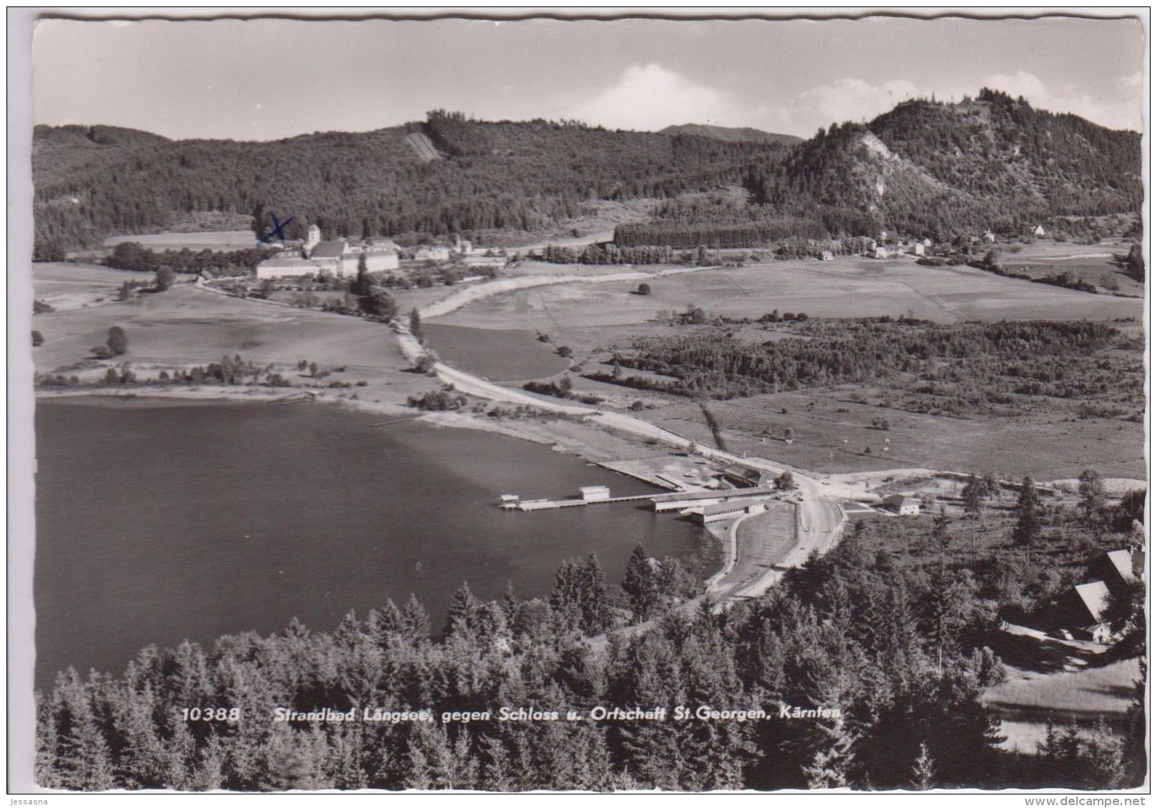 AK - ST. GEORGEN Am Längsee - Strandbad Längsee Mit Badesteg 1966 - St. Veit An Der Glan