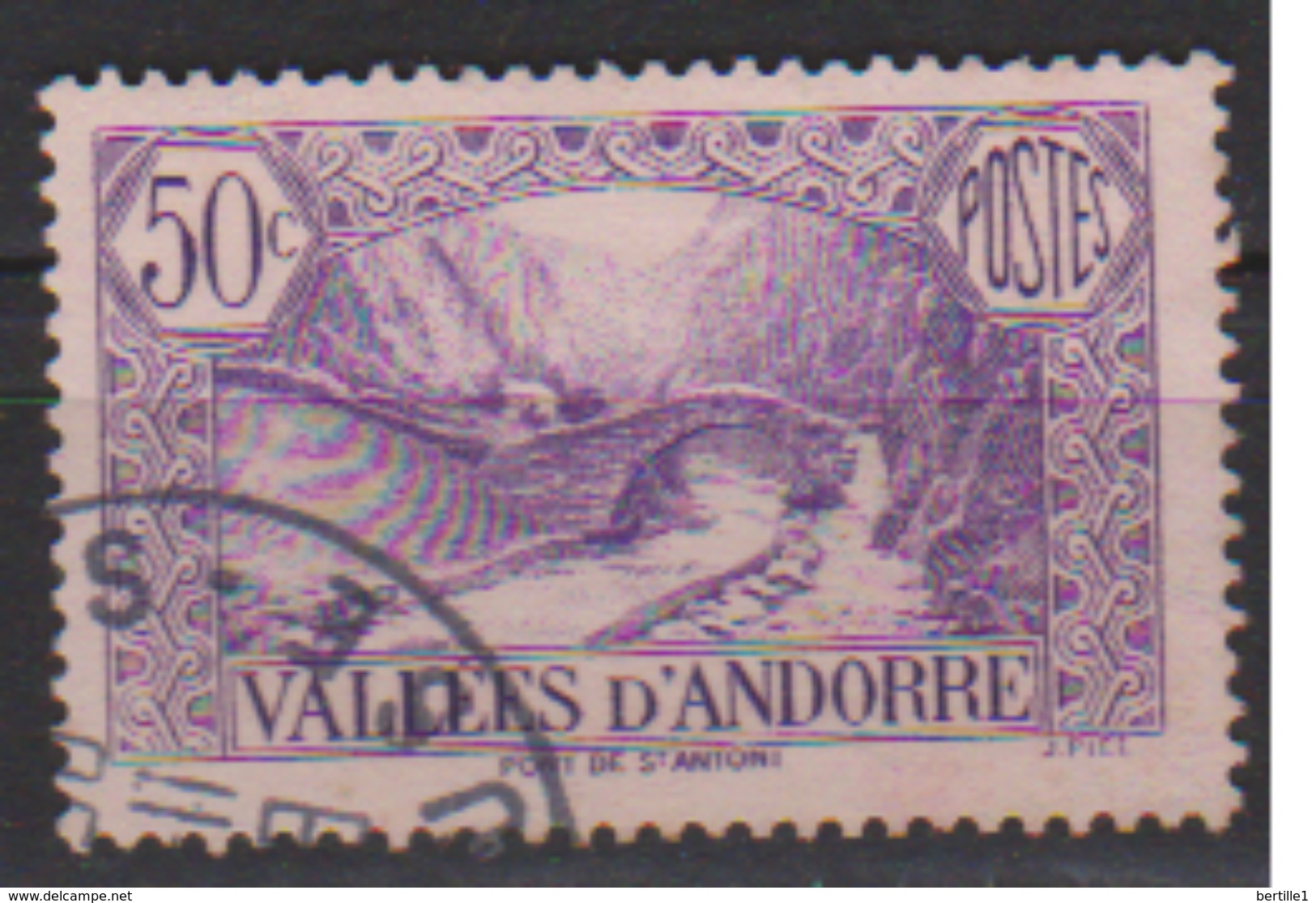 ANDORRE            N°   35    OBLITERE         ( O    3502  ) - Used Stamps