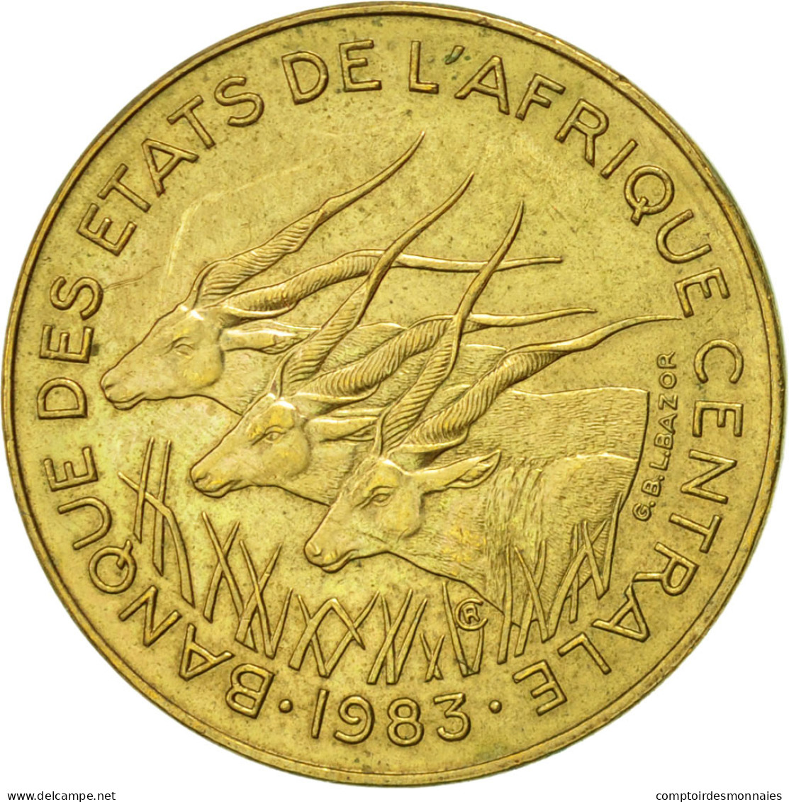 Monnaie, États De L'Afrique Centrale, 5 Francs, 1983, Paris, SUP - Cameroon