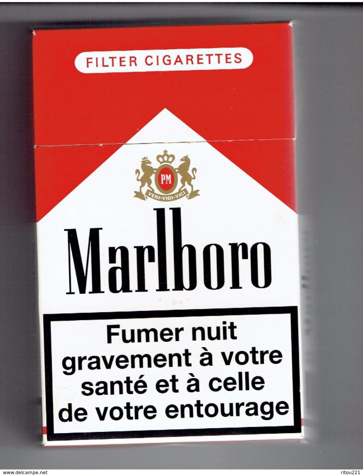 Boite Cigarettes Vide - Tabac - MARLBORO - Magnum 3 X 20 Boîtes - - Sigarettenkokers (leeg)