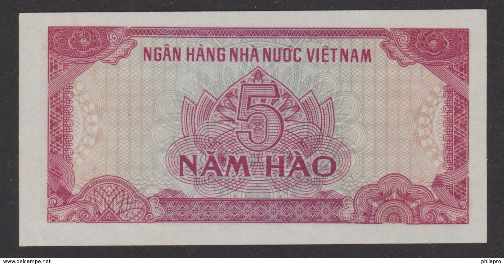 VIETNAM  1985  SPECIMEN    BANKNOTE  5HAO   Note N°AA 0000000  VERY FINE /TTB - Vietnam