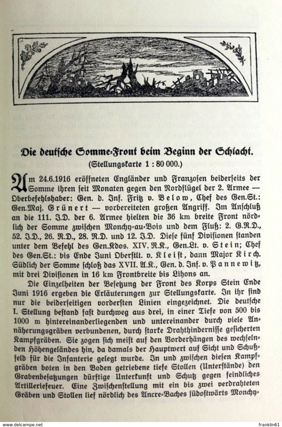 Somme-Nord. 1.Teil. Die Brennpunkte Der Schlacht Im Juli 1916. - 4. 1789-1914