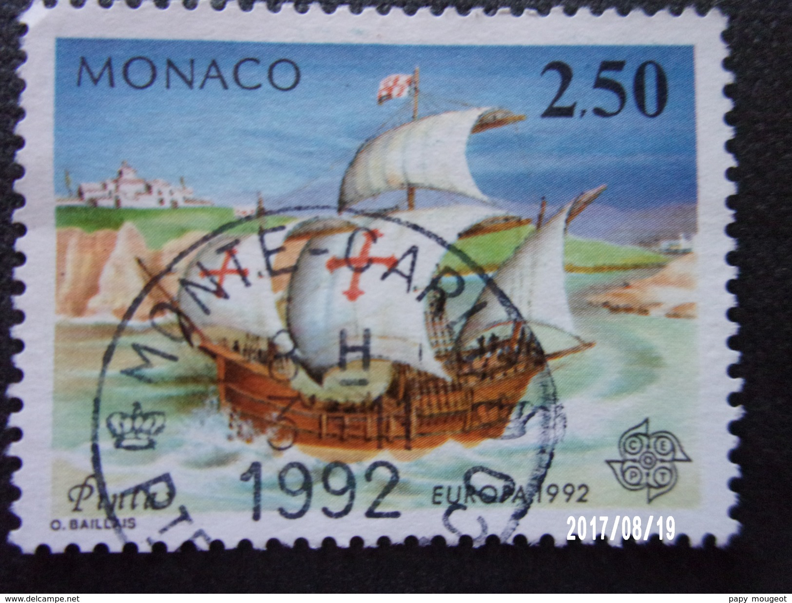 N°1825 Europa 1992 - Oblitérés