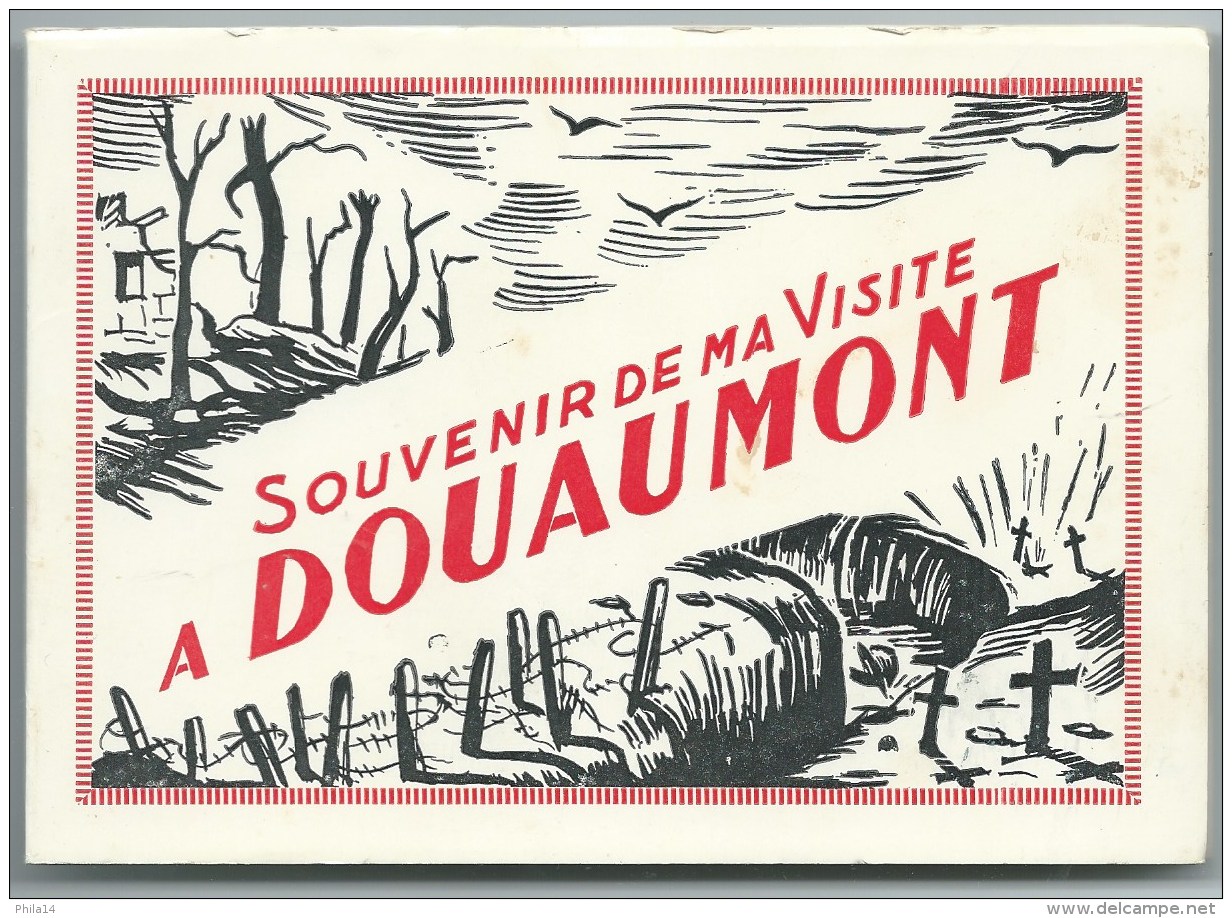 CPM FORT DE DOUAUMONT MEUSE  / CARNET 10 CARTES VUES - Douaumont