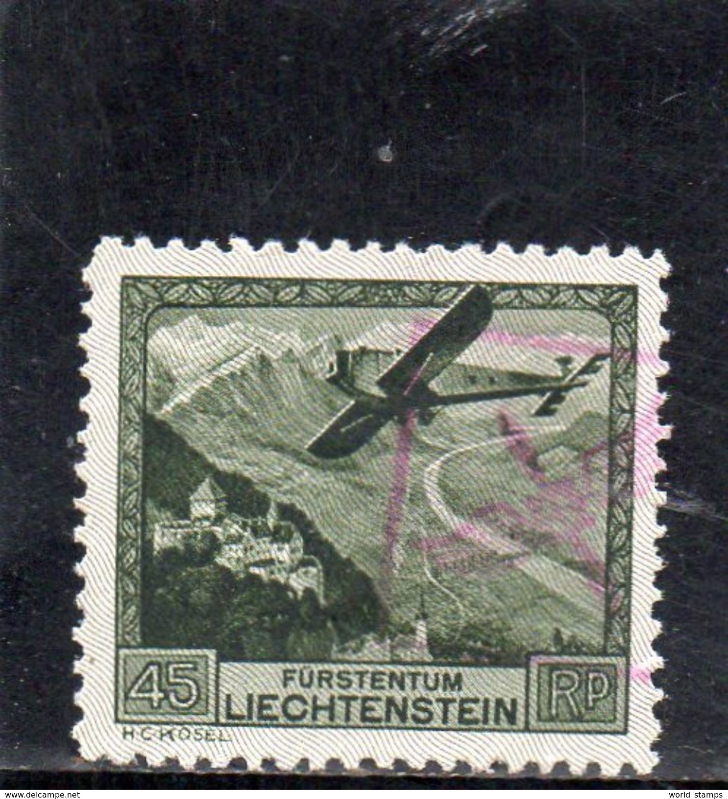 LIECHTENSTEIN 1930 O - Poste Aérienne