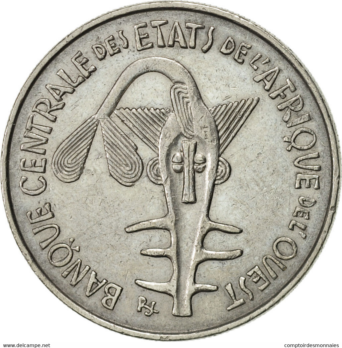 Monnaie, West African States, 100 Francs, 1975, Paris, TTB+, Nickel, KM:4 - Costa De Marfil