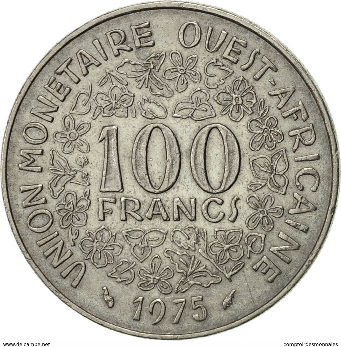 Monnaie, West African States, 100 Francs, 1975, Paris, TTB+, Nickel, KM:4 - Ivoorkust