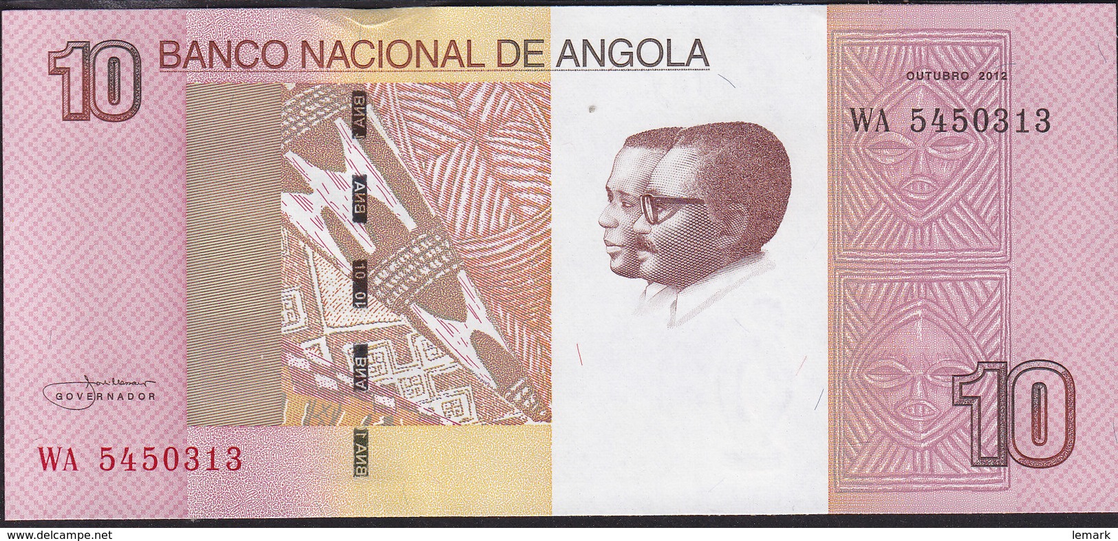 Angola 10 Kwanzas 2012 Pnew UNC - Angola