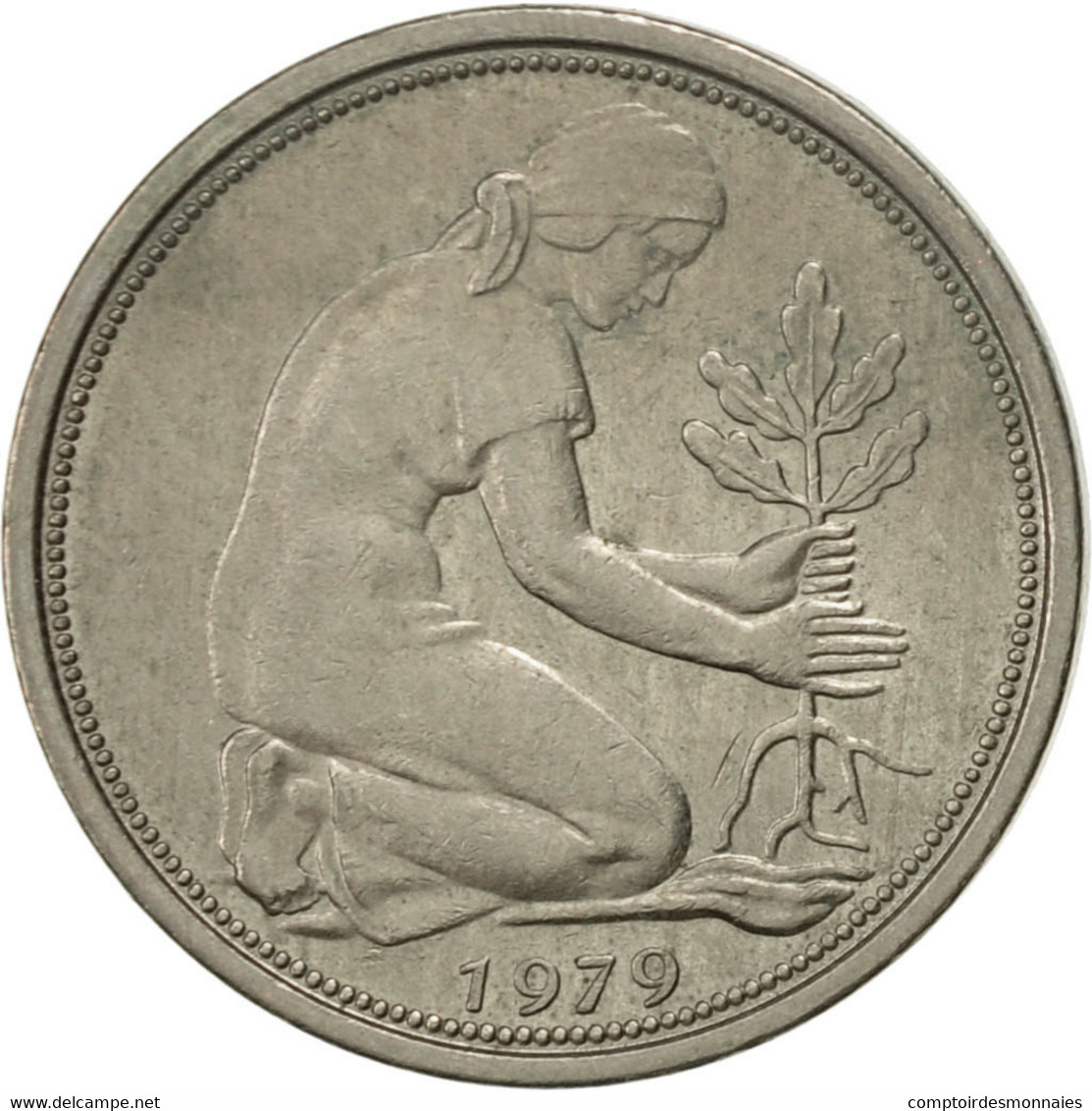 Monnaie, République Fédérale Allemande, 50 Pfennig, 1979, Munich, TTB - 50 Pfennig