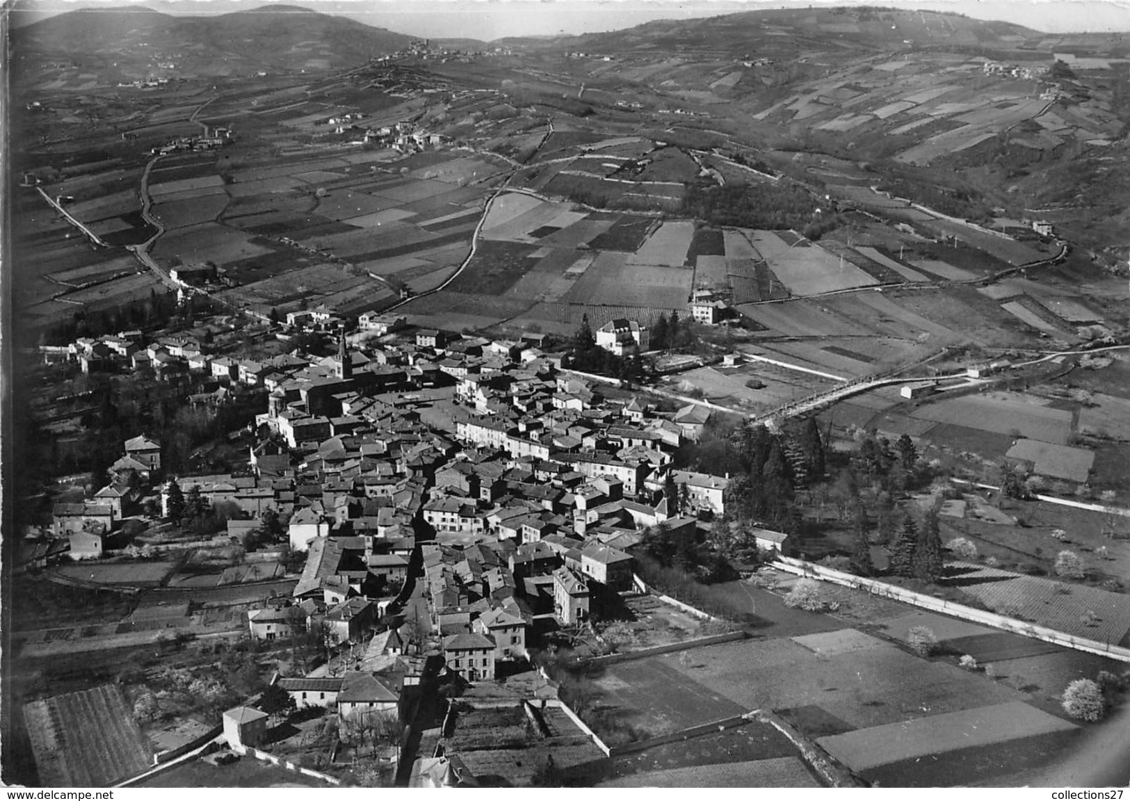 69-LE BOIS D'OINGT- VUE AERIENNE GENERALE - Le Bois D'Oingt