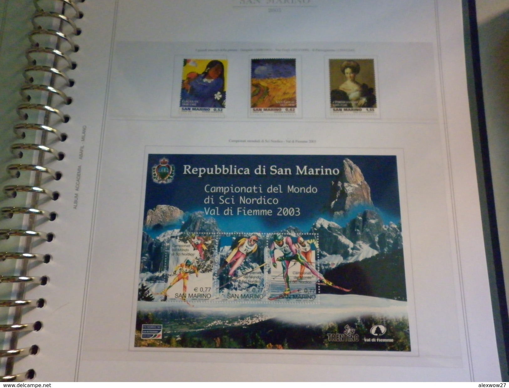 S.Marino 2001-2005 --Collezione completa in album -- SOTTOFACCIALE --