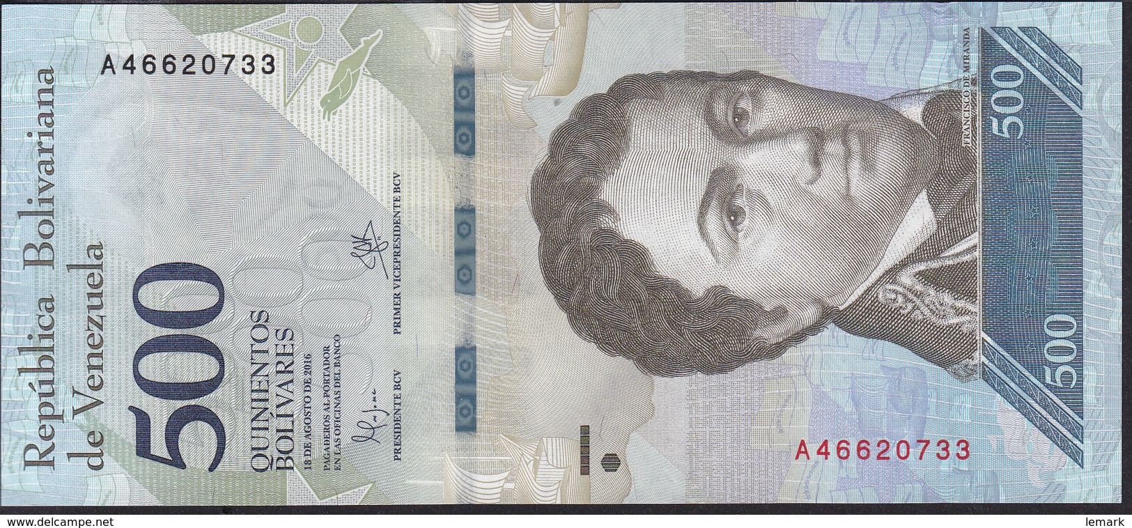 Venezuela 500 Bolivares 2016 PnewUNC - Venezuela