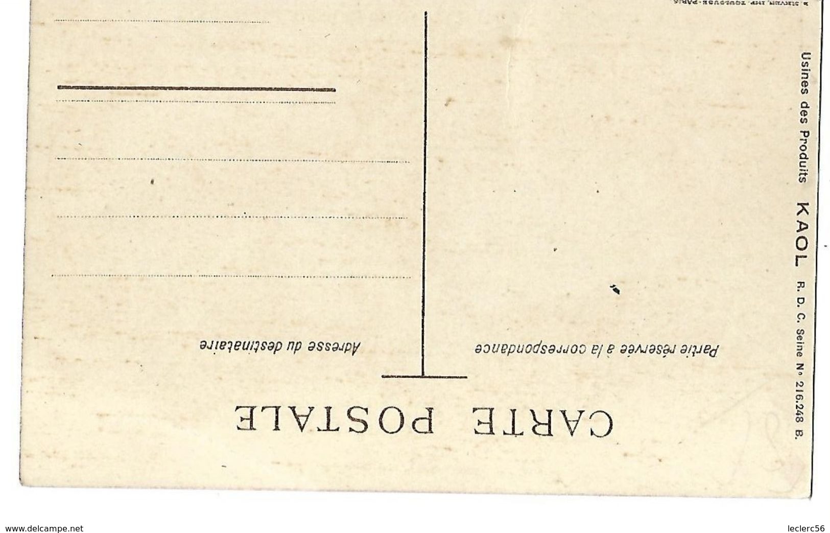 CPA PUBLICITE KAOL DESSIN ORCHESTRE NOIR JAZZ - Werbepostkarten