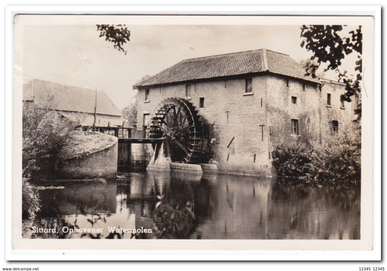 Sittard, Ophovener Watermolen ( Linkerbovenhoek Niet Mooi Zegel Verwijderd ) - Sittard