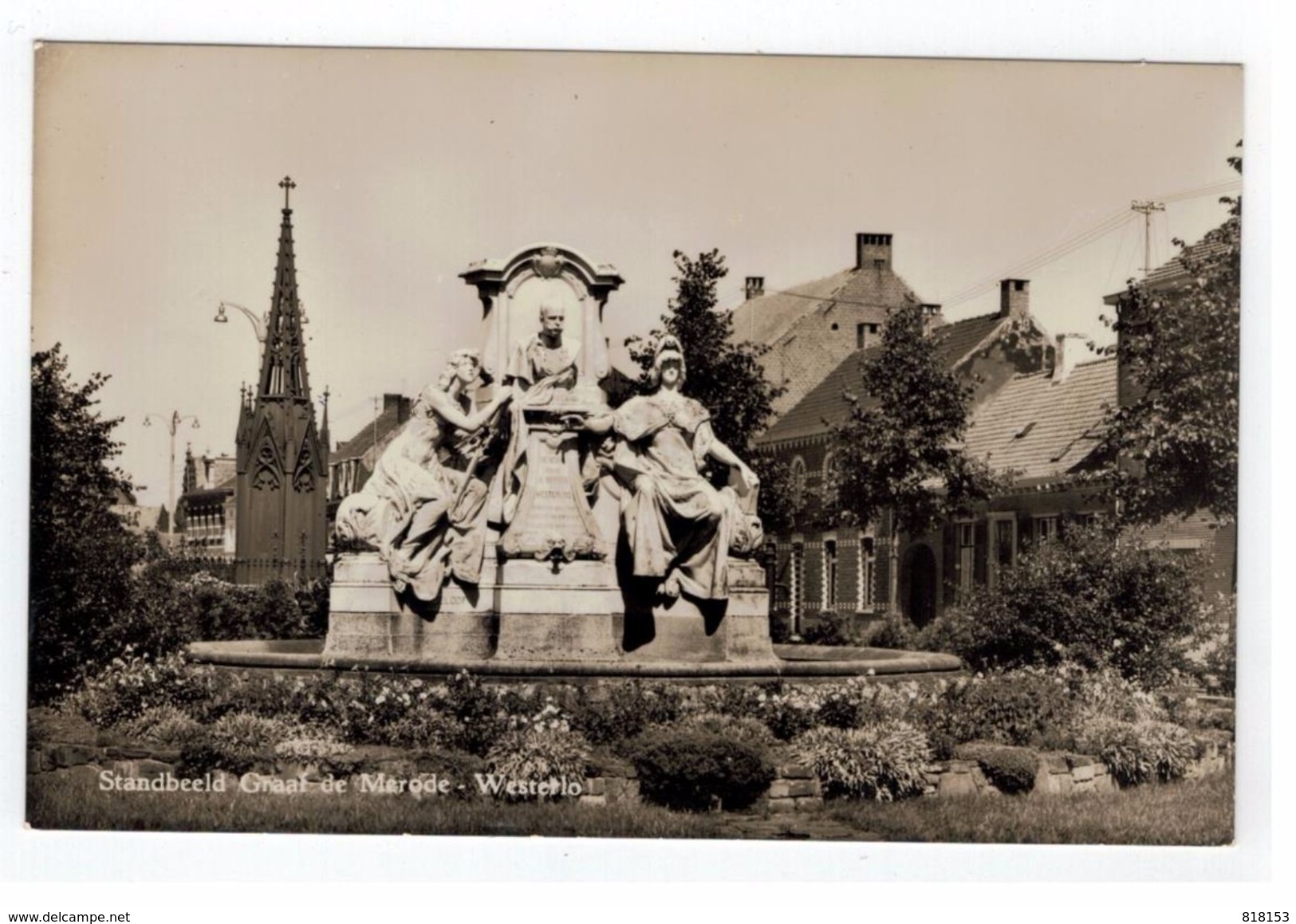 Westerlo - Standbeeld Graaf De Merode  (fotokaart Uitgever Coenen - Foto Van Elst -Westerlo) - Westerlo