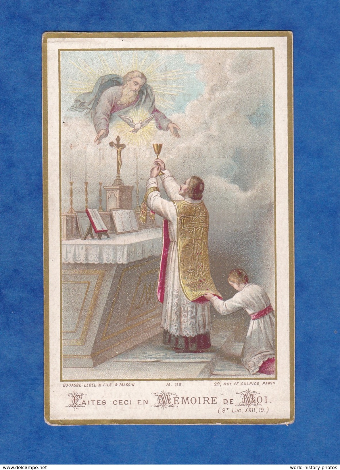 - SECLIN ( Nord ) - Souvenir De L' Ordination Sacerdotale De Charles DUHOT - 29 Juin 1896 - Imágenes Religiosas