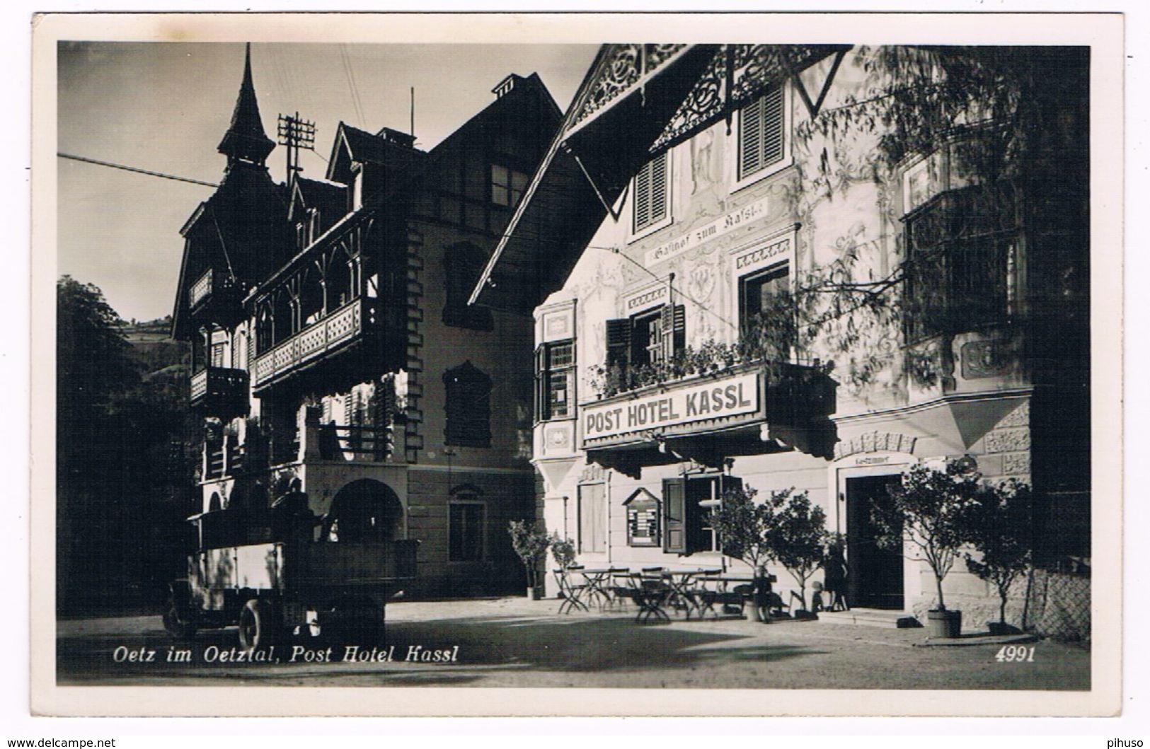 Ö-3413      OETZ : Post Hotel Kassl - Oetz