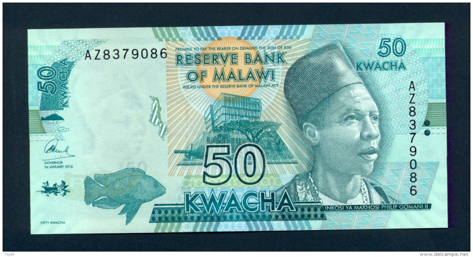 Banconota Malawi - 50 Kwacha 2016 - UNC - Malawi